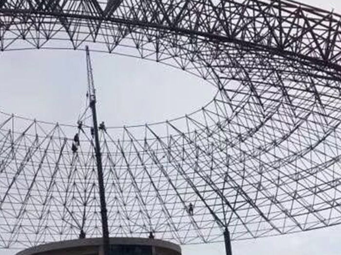 宣武篮球馆球形网架厂家价格